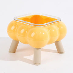Anti-Slip Cat Food Water Bowl Detachable Anti Vomiting Pet High Footed Bowl Anti Overturning - PeticaDeals