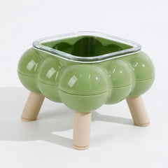 Anti-Slip Cat Food Water Bowl Detachable Anti Vomiting Pet High Footed Bowl Anti Overturning - PeticaDeals