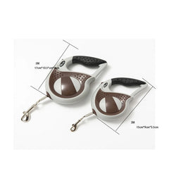 Automatic Retractable Pet Leash 3m/5m Nylon Dog Leash Explosion-proof - PeticaDeals