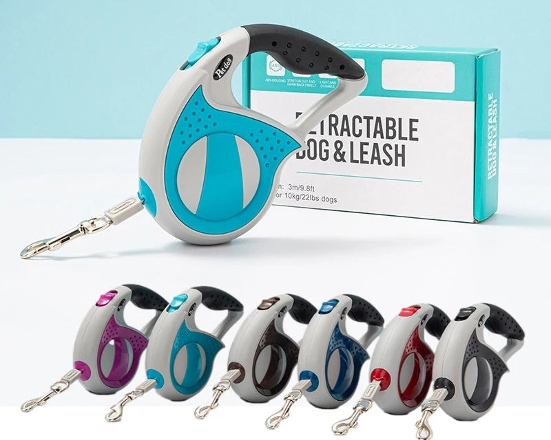 Automatic Retractable Pet Leash 3m/5m Nylon Dog Leash Explosion-proof - PeticaDeals