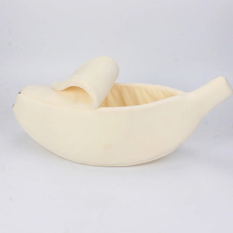 Banana Cat Bed Cute Cozy - PeticaDeals