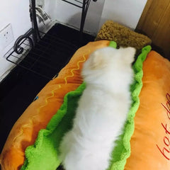 Bed Mat Soft Fiber Pet Dog Puppy & Cat Warm Soft Bed - PeticaDeals