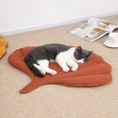 Bed Mats Soft Cotton Leaf-Shaped Kitten Cat Puppy Dog - PeticaDeals
