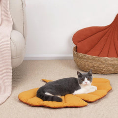 Bed Mats Soft Cotton Leaf-Shaped Kitten Cat Puppy Dog - PeticaDeals