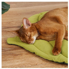 Bed Mats Soft Cotton Leaf-Shaped Kitten Cat Puppy Dog - PeticaDeals