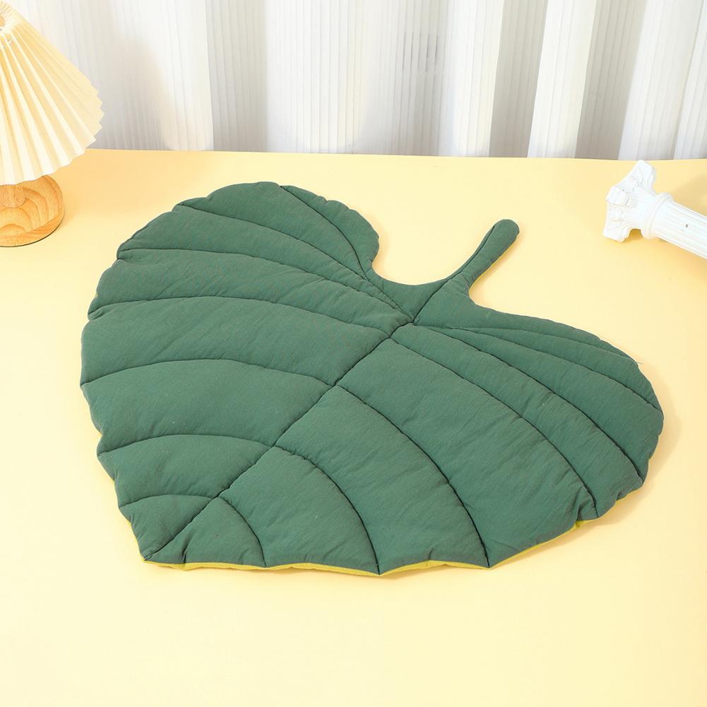 Bed Mats Soft Cotton Leaf-Shaped Kitten Cat Puppy Dog - PeticaDeals