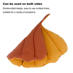 Bed Mats Soft Cotton Leaf-Shaped Kitten Cat Puppy Dog - PeticaDeals