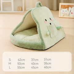 Bed Soft Cozy Pet Sleeping Mat for Small Medium Dogs Cats - PeticaDeals