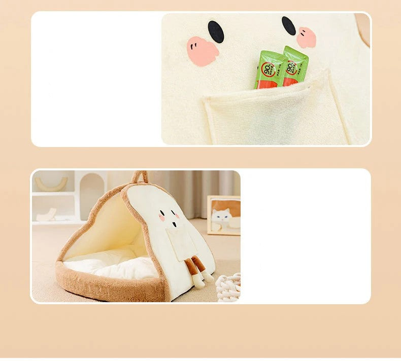 Bed Soft Cozy Pet Sleeping Mat for Small Medium Dogs Cats - PeticaDeals