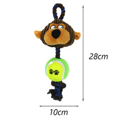 Bite Resistant Dog Chew Toy Plush Stuffed Pet Squeak - PeticaDeals