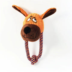 Bite Resistant Dog Chew Toy Plush Stuffed Pet Squeak - PeticaDeals