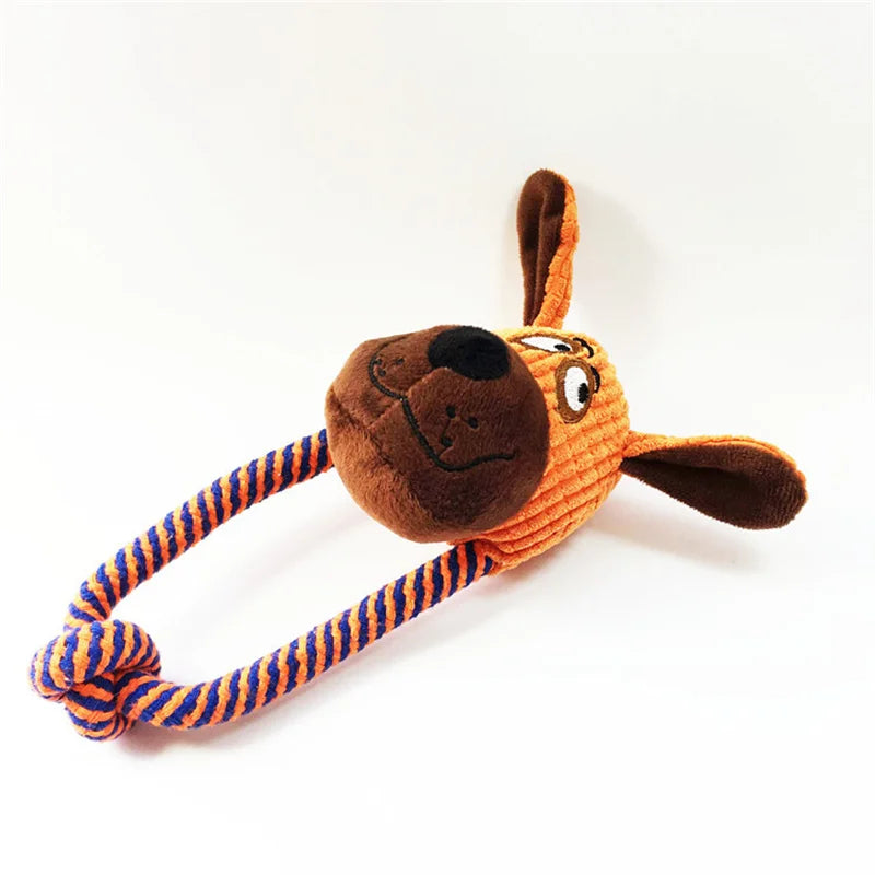 Bite Resistant Dog Chew Toy Plush Stuffed Pet Squeak - PeticaDeals