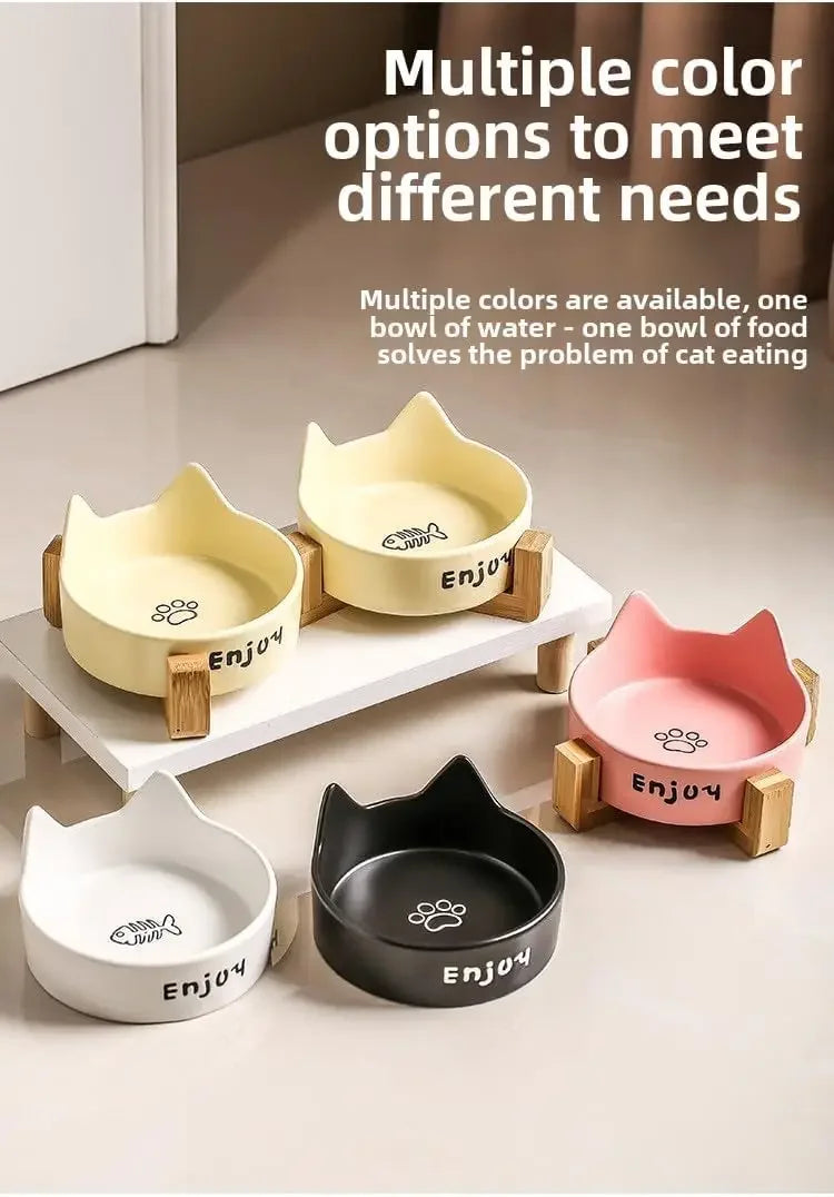 Bowl Ceramic Cat and Dog Bowl - PeticaDeals
