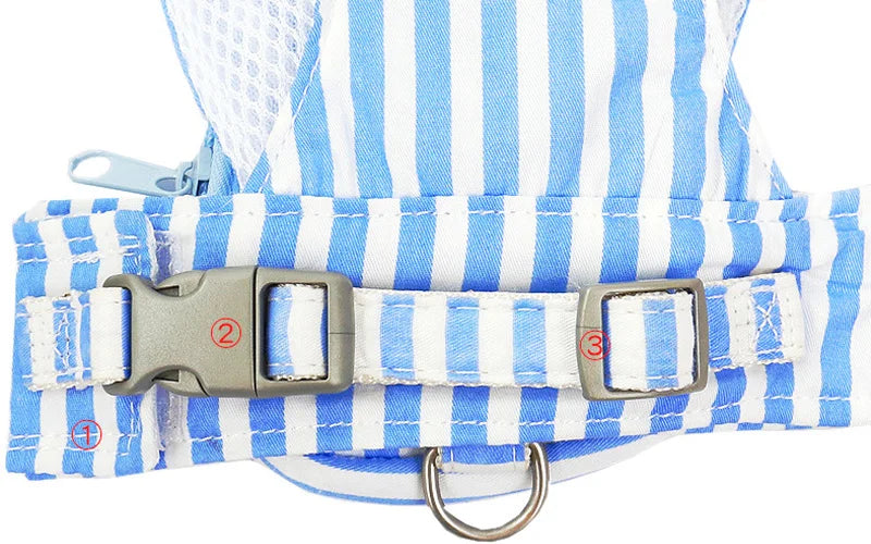 Breathable Mesh Pet Harness Leash Chest Strap Snack Bag - PeticaDeals