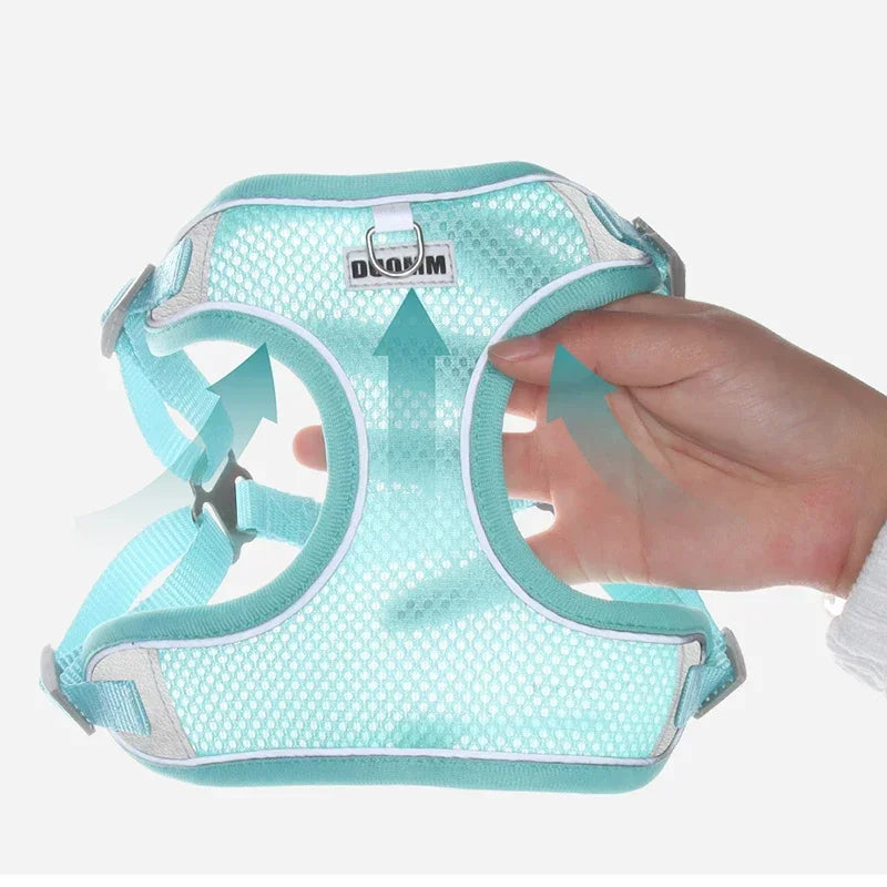 Breathable Reflective Harness for Cats & Small Dogs - PeticaDeals