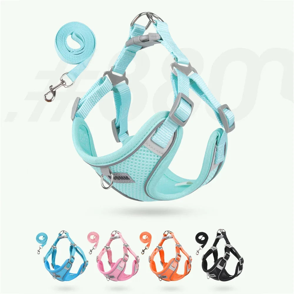 Breathable Reflective Harness for Cats & Small Dogs - PeticaDeals