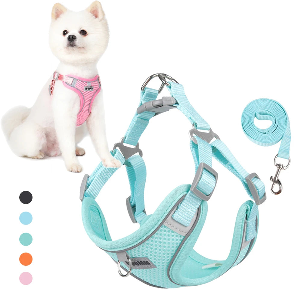 Breathable Reflective Harness for Cats & Small Dogs - PeticaDeals