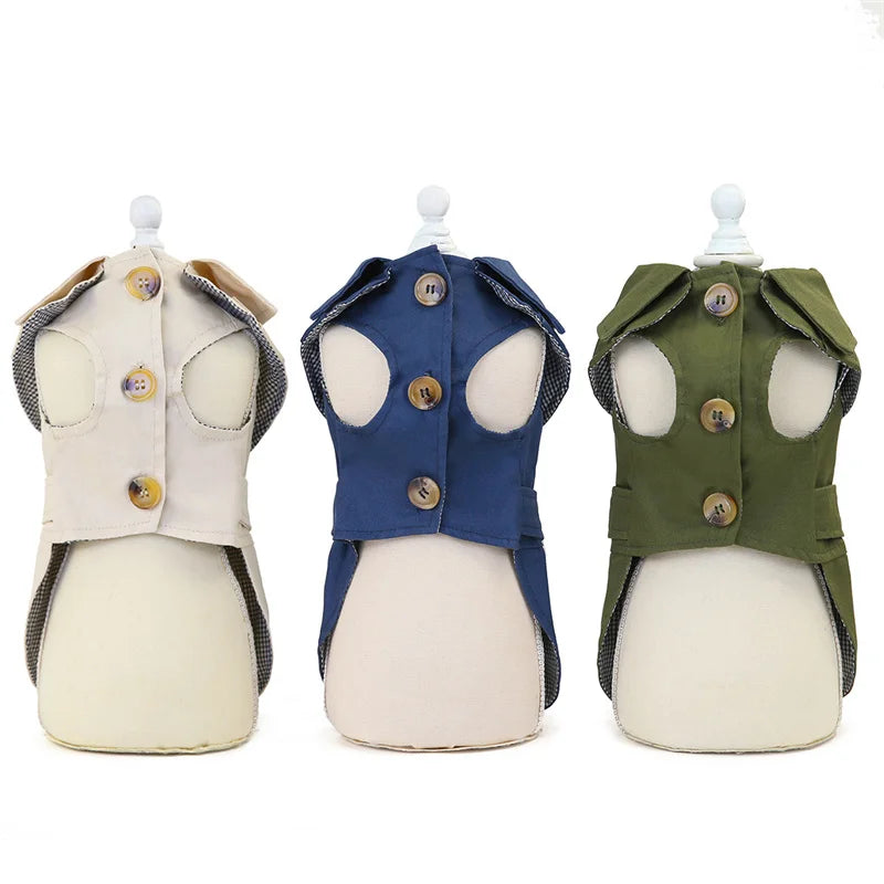 British Style Dog Coat - PeticaDeals