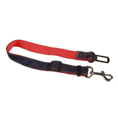 Camouflage Denim Pet Dog Car Safety Seat Belt Restraint Lead Travel Leash Adjustable - PeticaDeals