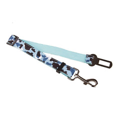 Camouflage Denim Pet Dog Car Safety Seat Belt Restraint Lead Travel Leash Adjustable - PeticaDeals