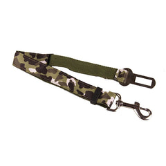 Camouflage Denim Pet Dog Car Safety Seat Belt Restraint Lead Travel Leash Adjustable - PeticaDeals
