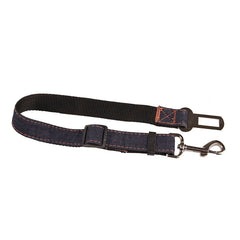 Camouflage Denim Pet Dog Car Safety Seat Belt Restraint Lead Travel Leash Adjustable - PeticaDeals