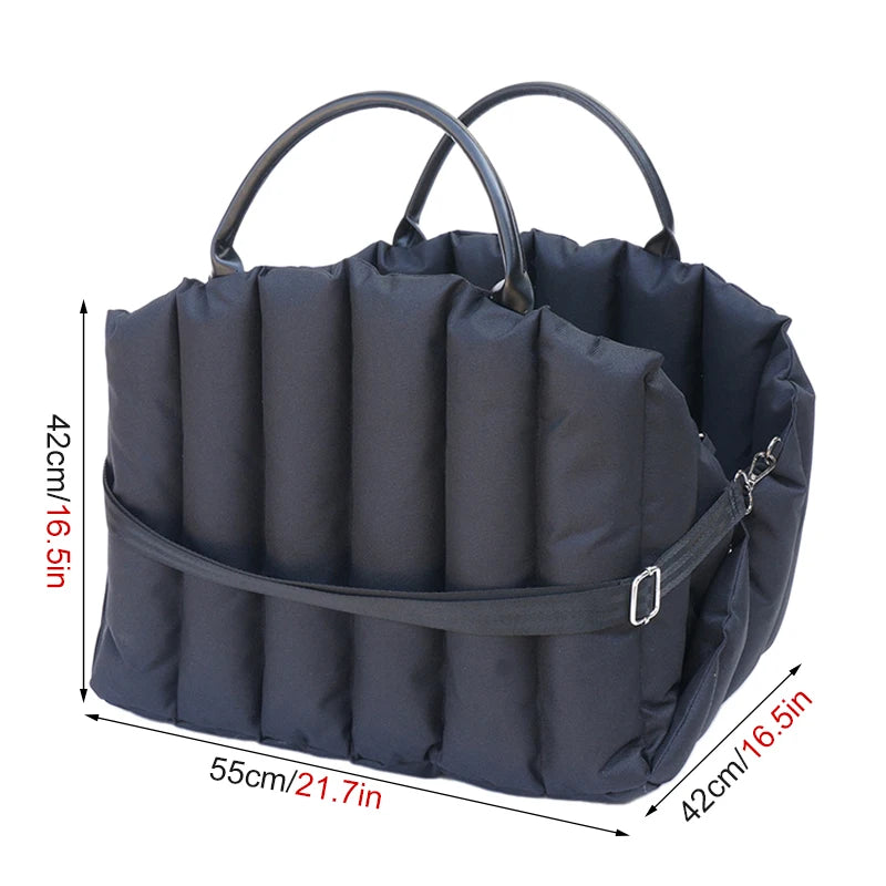 Car Seat Cat Bag Bed for Small Dogs and Cats - PeticaDeals
