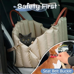 Car Seat Cat Bag Bed for Small Dogs and Cats - PeticaDeals