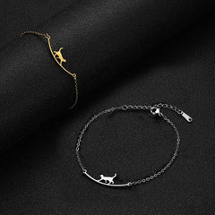 Cat Anklet for Women Adjustable Foot Ankle Bracelet - PeticaDeals