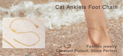 Cat Anklet for Women Adjustable Foot Ankle Bracelet - PeticaDeals
