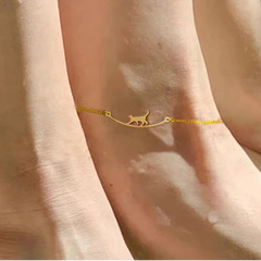 Cat Anklet for Women Adjustable Foot Ankle Bracelet - PeticaDeals