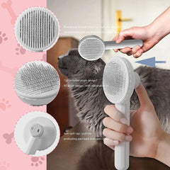 Cat Brush Pet Grooming Brush for Cats Remove Hairs Pet Cat Hair Remover Pets Hair Removal Comb - PeticaDeals
