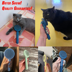Cat Brush Pet Grooming Brush for Cats Remove Hairs Pet Cat Hair Remover Pets Hair Removal Comb - PeticaDeals