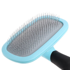 Cat Brush Self-Cleaning  Brush Removes Loose Hair Mats Tangles Comb Soft Pet - PeticaDeals