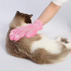 Cat Combing Hair Guard Gloves Pet Brush Glove For Cat Dog - PeticaDeals