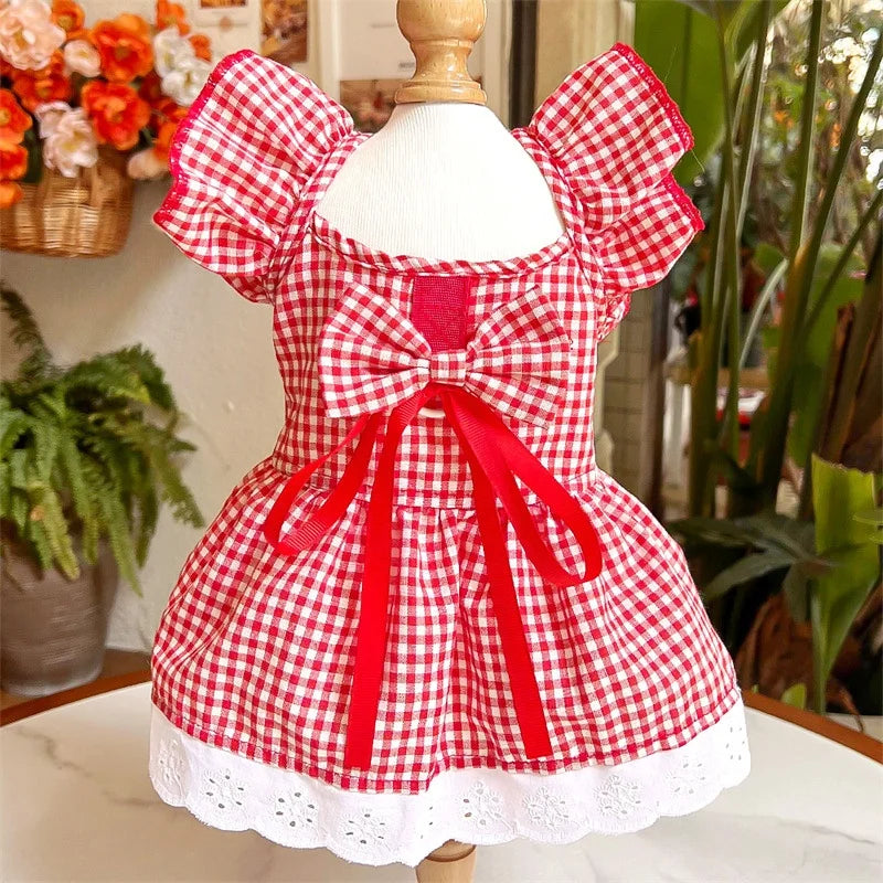 Cat Dog Dress Summer Flying Sleeve - PeticaDeals