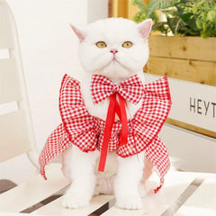 Cat Dog Dress Summer Flying Sleeve - PeticaDeals