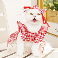 Cat Dog Dress Summer Flying Sleeve - PeticaDeals
