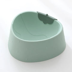 Cat Dog Feeding Food Bowls Water Bowl Puppy Shock-proof Non-slip Lovely Strawberry Shape Feeder Slow Food Dish - PeticaDeals