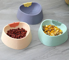 Cat Dog Feeding Food Bowls Water Bowl Puppy Shock-proof Non-slip Lovely Strawberry Shape Feeder Slow Food Dish - PeticaDeals
