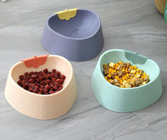 Cat Dog Feeding Food Bowls Water Bowl Puppy Shock-proof Non-slip Lovely Strawberry Shape Feeder Slow Food Dish - PeticaDeals
