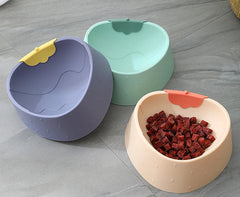Cat Dog Feeding Food Bowls Water Bowl Puppy Shock-proof Non-slip Lovely Strawberry Shape Feeder Slow Food Dish - PeticaDeals
