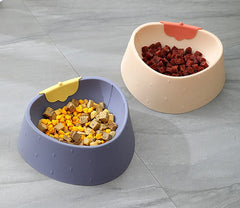 Cat Dog Feeding Food Bowls Water Bowl Puppy Shock-proof Non-slip Lovely Strawberry Shape Feeder Slow Food Dish - PeticaDeals