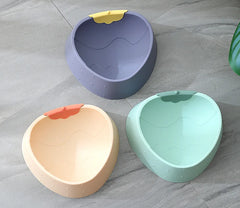 Cat Dog Feeding Food Bowls Water Bowl Puppy Shock-proof Non-slip Lovely Strawberry Shape Feeder Slow Food Dish - PeticaDeals