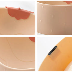 Cat Dog Feeding Food Bowls Water Bowl Puppy Shock-proof Non-slip Lovely Strawberry Shape Feeder Slow Food Dish - PeticaDeals