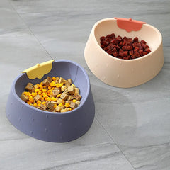 Cat Dog Feeding Food Bowls Water Bowl Puppy Shock-proof Non-slip Lovely Strawberry Shape Feeder Slow Food Dish - PeticaDeals
