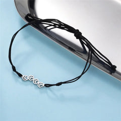 Cat Dog Paw Chain Women's Hand Bracelet Cute Animal Charm Bracelet Stainless Steel Jewelry - PeticaDeals