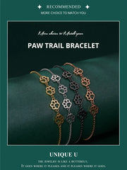 Cat Paw Adjustable Chain Bracelet for Women - PeticaDeals
