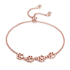 Cat Paw Adjustable Chain Bracelet for Women - PeticaDeals