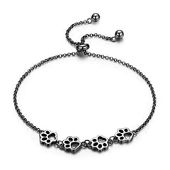 Cat Paw Adjustable Chain Bracelet for Women - PeticaDeals
